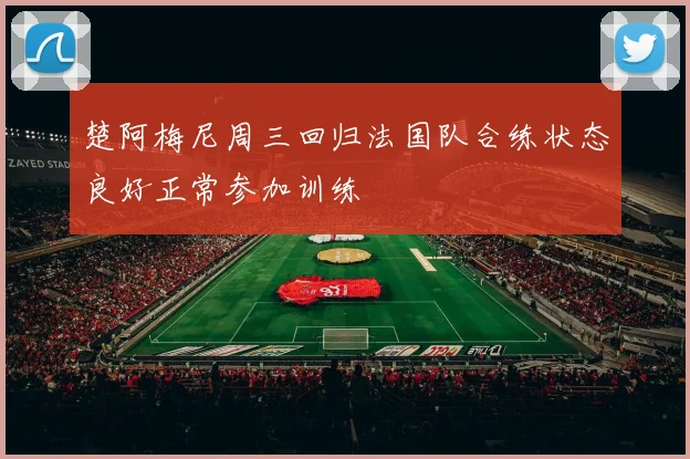 楚阿梅尼周三回归法国队合练状态良好正常参加训练