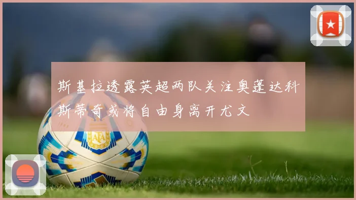 斯基拉透露英超两队关注奥蓬达科斯蒂奇或将自由身离开尤文
